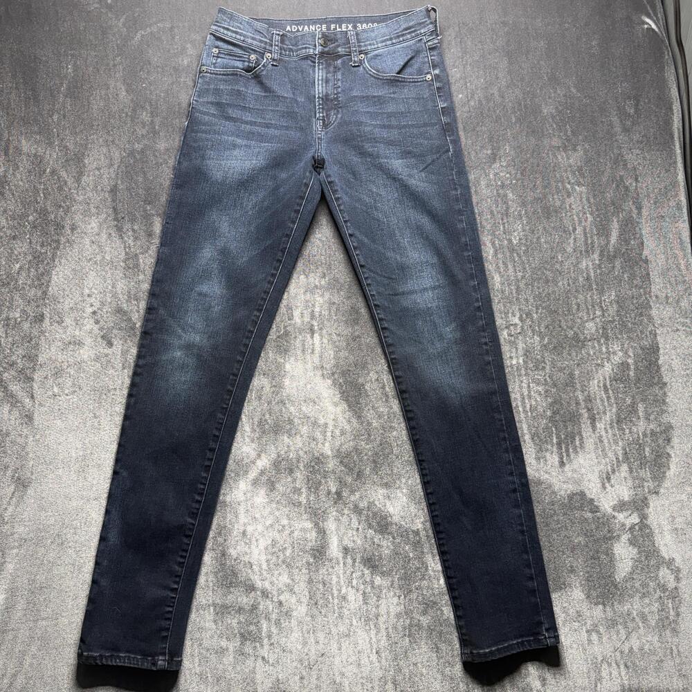 Arizona Jean Co Advance Flex 360 Jeans Mens 30x32 Blue Skinny Stretch Denim